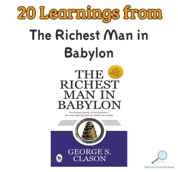 20 Learnings from The Richest Man in Babylon