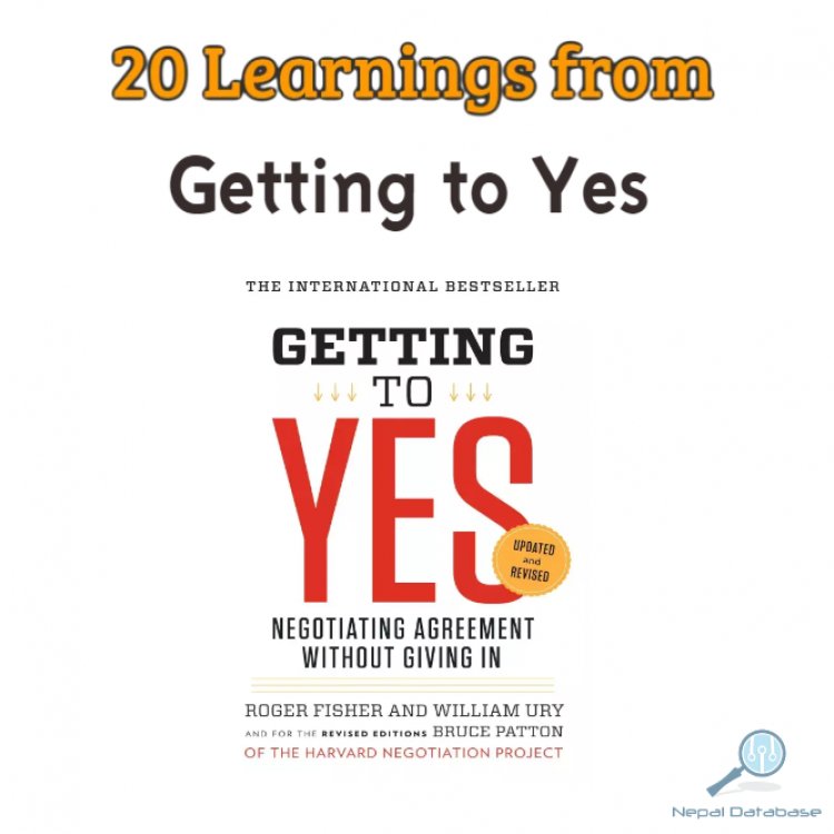 Mastering Negotiations: 20 Key Learnings from the Classic Book "Getting to Yes"