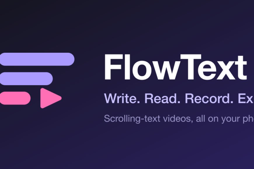 FlowText: Free Scrolling Text Video Maker for Android